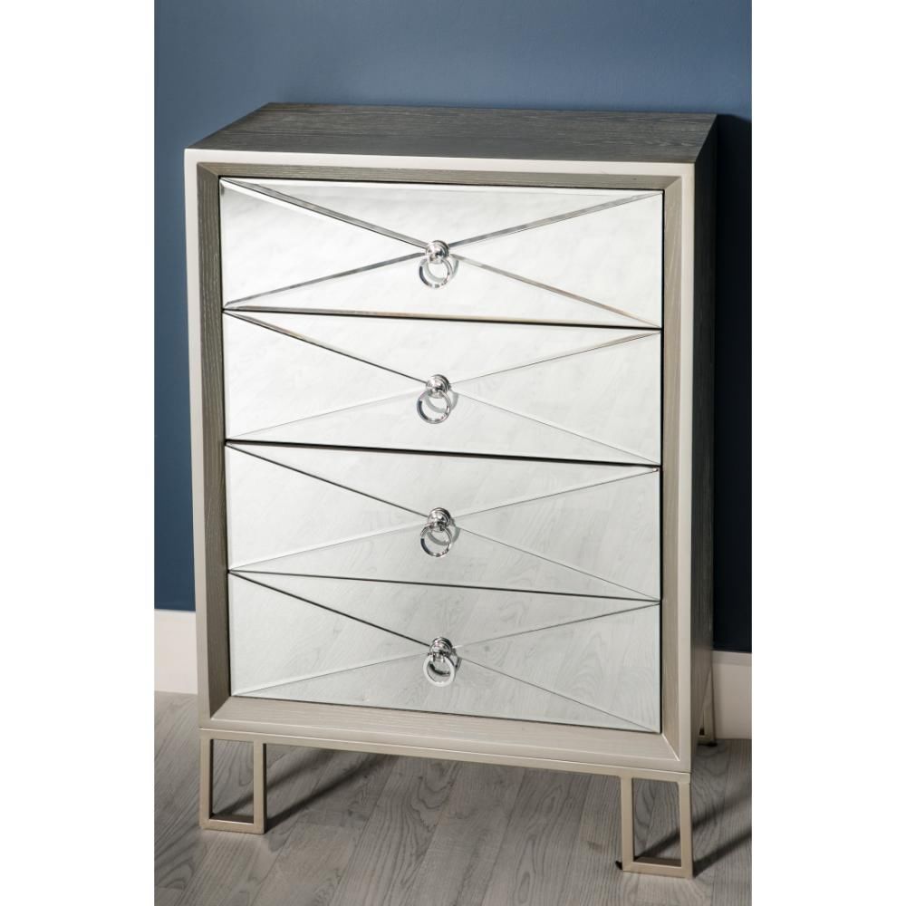 Diamond 4 Drawer Chest